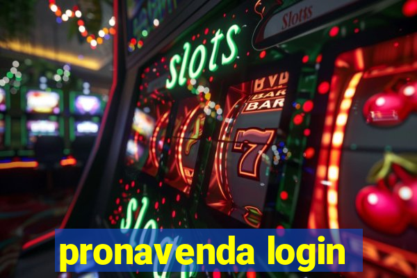 pronavenda login